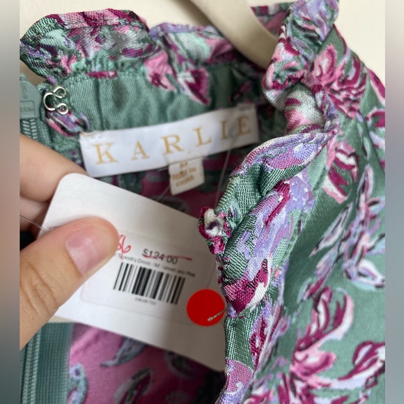 Floral Tapestry Mini Dress - Picture 5 of 6